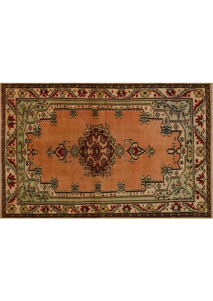 Gerçek El Dokuma Eskitme Halı 134 x 207 cm 9108
