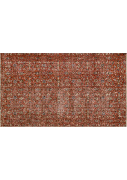 Eşsiz Anadolu Vintage Eskitme El Dokuma Halı 155 x 270 cm 9115