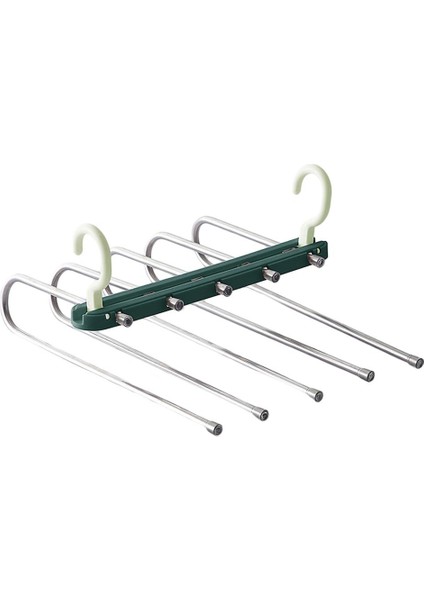 Pantolon Askısı 5 Katman Pantolonları Kot Pantolon Için Raf Organizatörü (Yurt Dışından) fiyatları