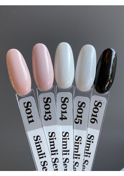 Kalıcı Oje S014, Simli Süt Beyazı, 4 ml