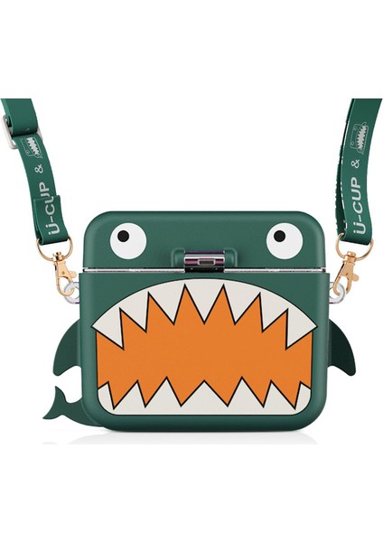 Sevimli Köpekbalığı Modeli Çocuk Su Şişesi 450ML (Yurt Dışından)