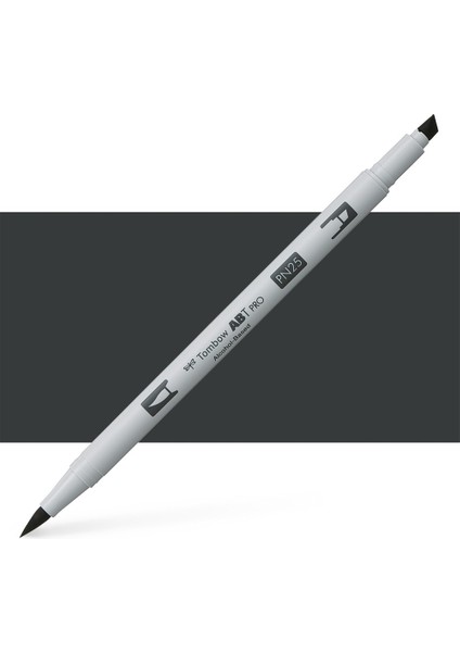 Ab-Tp Pro Dual Brush Pen Grafik Kalemi Lamp Black N25