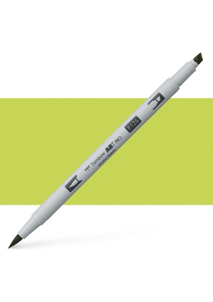 Ab-Tp Pro Dual Brush Pen Grafik Kalemi Light Olive 126
