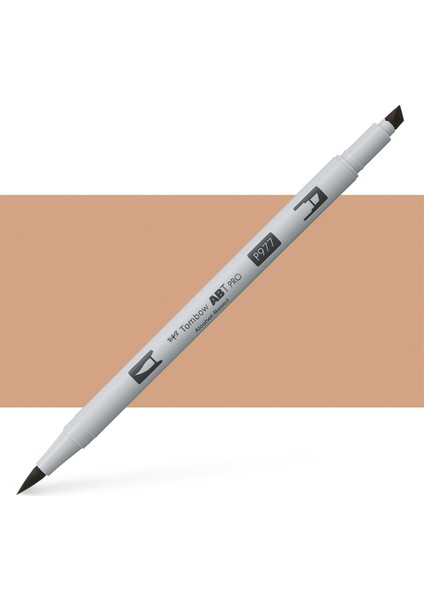 Ab-Tp Pro Dual Brush Pen Grafik Kalemi Saddle Brown 977