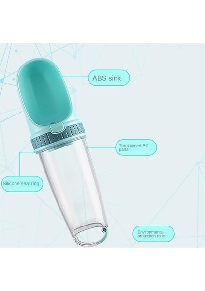 350ML Plastik Evcil Hayvan Seyahat Fincanı, Su Geçirmez, Açık Havada Sızıntı Geçirmez Taşınabilir Evcil Hayvan Içme Suyu Için Uygun (Yurt Dışından) fırsatları