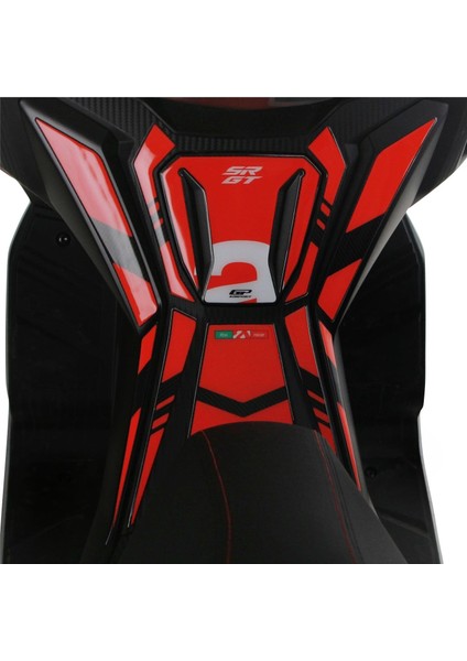 Aprilia SR GT 125 / 200 2022-2023 Uyumlu Tank Pad Kırmızı fiyatları