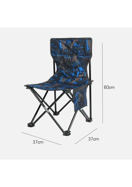 Küçük Kamp Seyahat Hafif Katlanır Sandalye, Açık Mekan Taşınabilir Backrest (Yurt Dışından)
