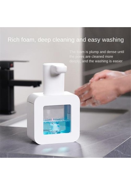 400ML Plastik Sabun Dağıtıcı, Sterilize Kızılötesi Sensör Temassız Su Geçirmez Sıçrama Dezenfekte Dispenser (Yurt Dışından)