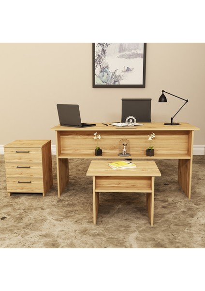 Merkür 3 Parça Ofis Büro Masa Takımı MRK04 fiyatları