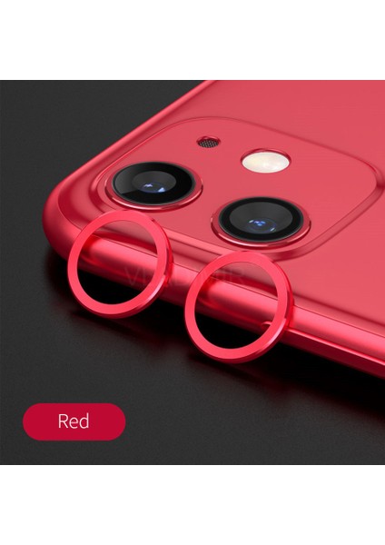 iPhone 11 Uyumlu Halka Set Metal Lens Koruyucu