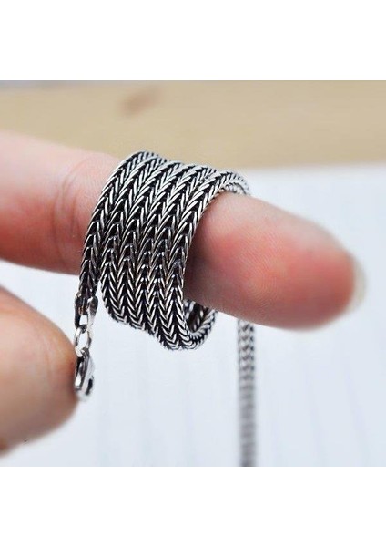 Tilki Kuyruğu 925 Ayar Gümüş Zincir Kolye fiyatları