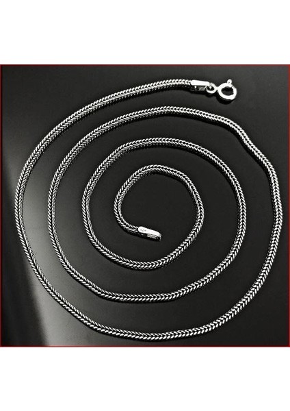 Tilki Kuyruğu 925 Ayar Gümüş Zincir Kolye fırsatları