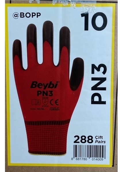 Pn3 Kırmızı Nitril Iş Eldiveni fiyatları
