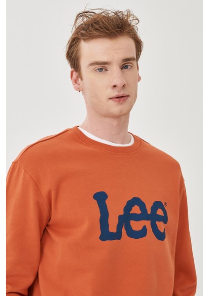 L80XTJBH Erkek Turuncu Sweatshirt