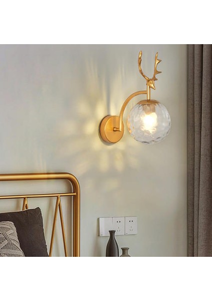 Kapalı Duvar Lambası, Yaratıcı Modern Minimalist Tarzı, 6104 Su Dalgaları ve Temizle Işık Cam Abajur (Yurt Dışından)