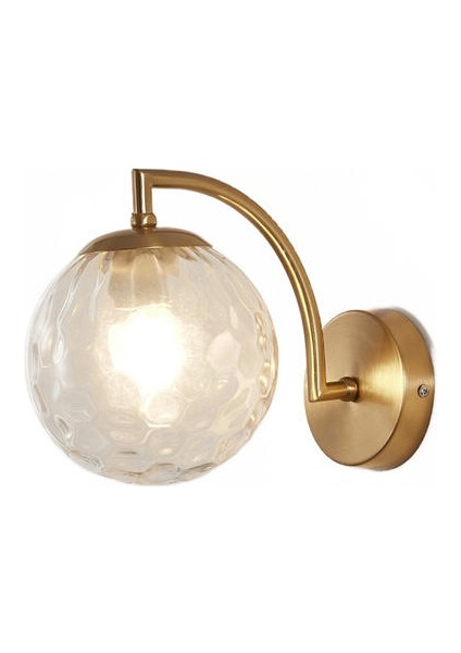 Kapalı Duvar Lambası, Yaratıcı Modern Minimalist Tarzı, 6105 Su Dalgaları ve Temizle Işık Cam Abajur (Yurt Dışından)