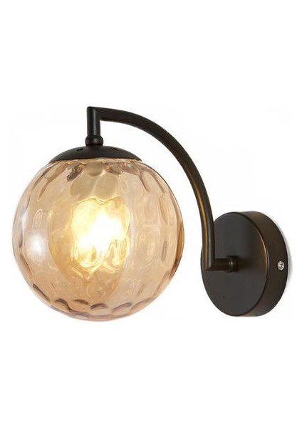 Kapalı Duvar Lambası, Yaratıcı Modern Minimalist Tarzı, 6105 Su Dalgaları ve Amper; Amber Cam Abajur (Yurt Dışından)