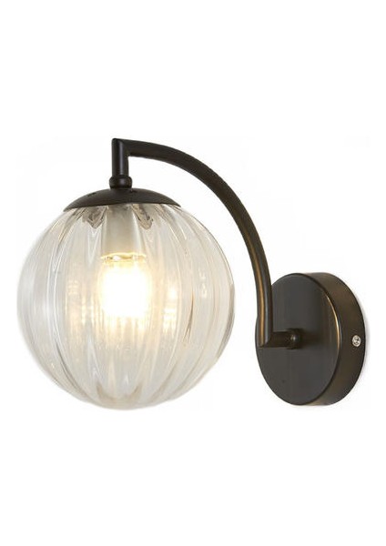 Kapalı Duvar Lambası, Yaratıcı Modern Minimalist Tarzı, 6105 Çizgiler ve Temizle Işık Cam Abajur (Yurt Dışından)