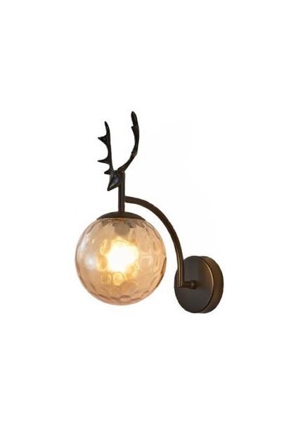 Kapalı Duvar Lambası, Yaratıcı Modern Minimalist Tarzı, 6104 Su Dalgaları ve Amper; Amber Cam Abajur (Yurt Dışından)
