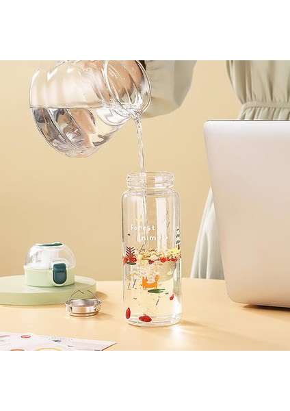 420ML Basit Flip-Üst Cam Suluk (Yurt Dışından) indirimleri