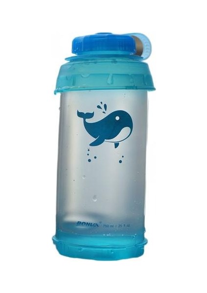 750ML Gıda Sınıfı Tpu Dış Mekan Katlanabilir Yumuşak Su Şişesi (Yurt Dışından)