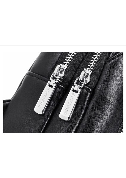 USB Portlu Omuz Çantası - Kahverengi (Yurt Dışından)