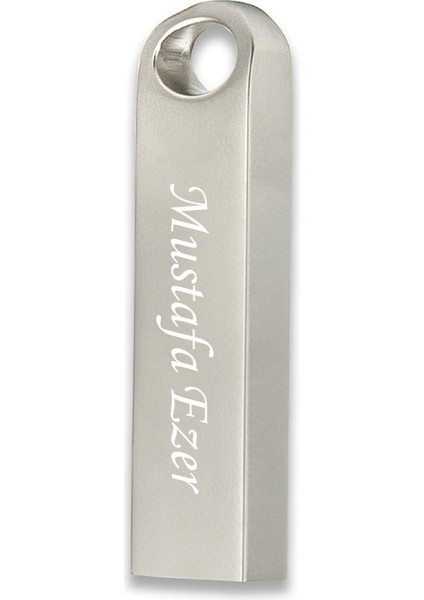 Sedef Silver Kişiye Özel Anahtarlık Zincirli Hediyelik USB Flash Bellek 32 GB