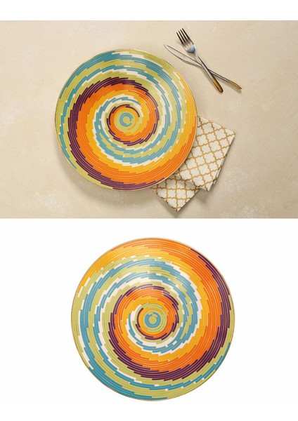 Ruanda 28 cm Düz Tabak