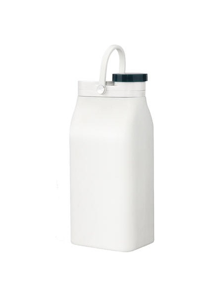 600ML Kıvırcık Katlanır Silikon Süt Su Şişesi (Yurt Dışından)