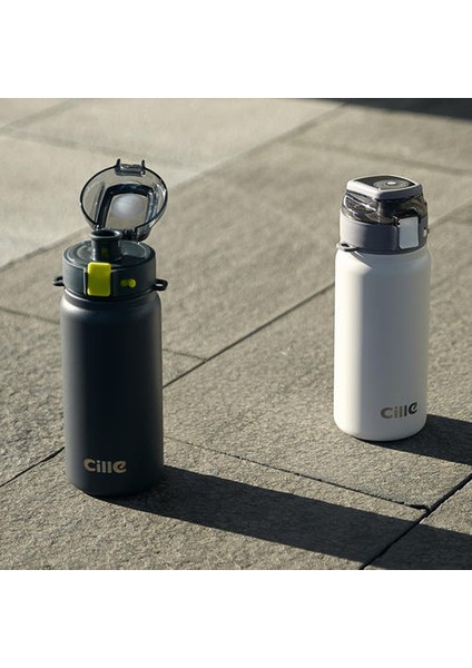 600ML Straw Thermos 316 Paslanmaz Çelik Su Şişesi (Yurt Dışından) modelleri