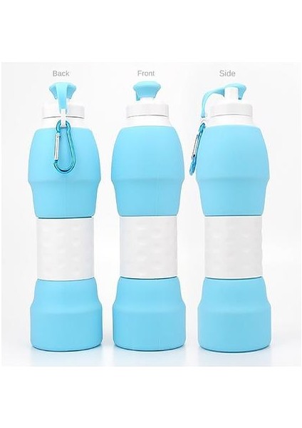 500ML Silikon Katlanabilir Suluk (Yurt Dışından)