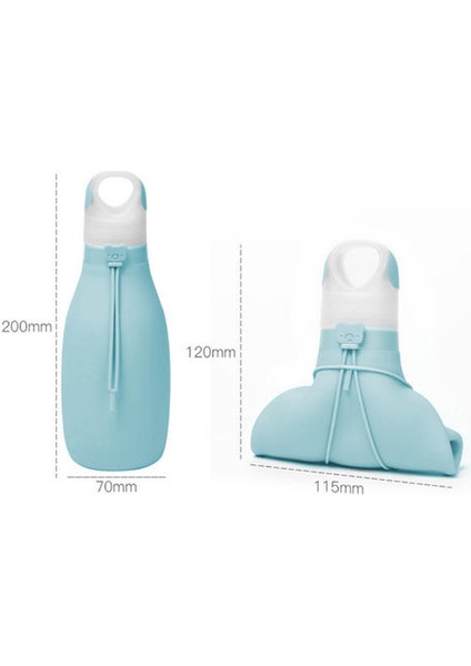 500ML Silikon Katlanır Suluk (Yurt Dışından) fiyatları