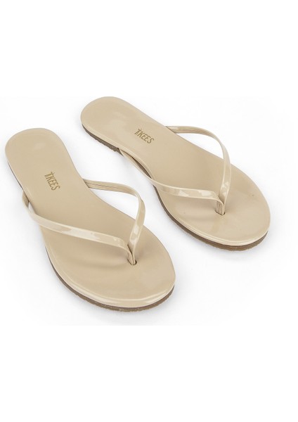 Tkees, Kadın Terlik 12136 TK2063 Bej