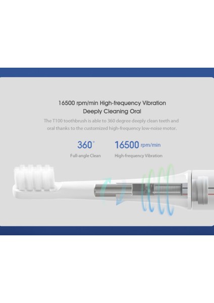 Mıjıa T100 Sonic Elektrikli Diş Fırçası (Yurt Dışından)