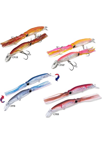 3D Squirt Floating Kalamar Sahte Balığı