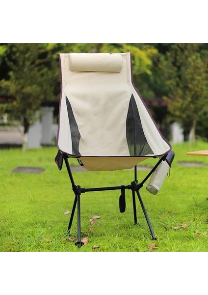 Açık Ultra-Light Alüminyum Alaşımlı Katlanır Sandalye, Taşınabilir Yükseltme Uzay Sandalyesi Arka Çekme Sandalye (Yurt Dışından) fırsatları