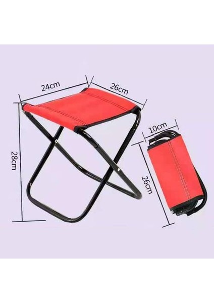 Maza Tam Katlanır Cepli Büyük Seyahat Eğlence Mini Dışkı (Yurt Dışından)