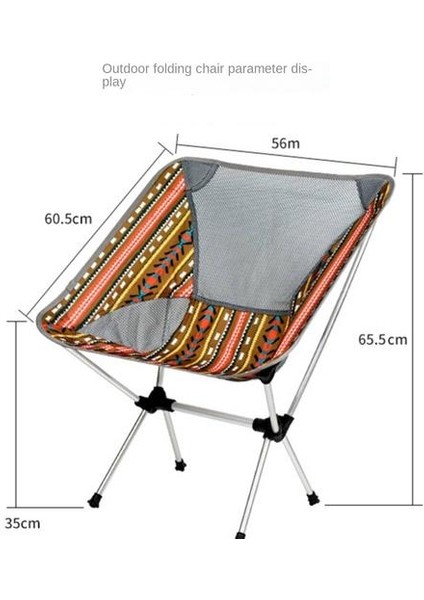 Kamp Oxford Bez Ay Sandalye, Açık Alüminyum Alaşım Katlanır (Yurt Dışından) fiyatları