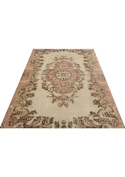 Eşsiz Anadolu Vintage Eskitme El Dokuma Halı 155 x 228 cm 9156
