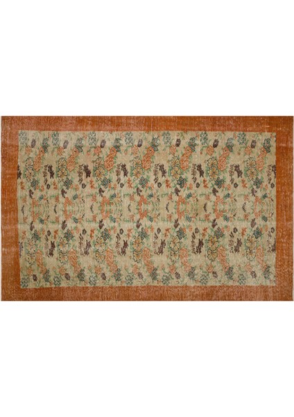 Klasik Modern Vintage Eskitme El Dokuma Halı 199 x 314 cm 9164