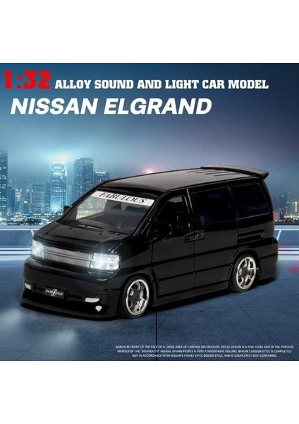 Yeni 1:32 Elgrand Muhteşem Mvp Alaşımlı Araba Modeli Diecasts Oyuncak Araçlar Oyuncak Arabalar Eğitim Metal Oyuncaklar Çocuklar Için Hediyeler Erkek OyuncakOyuncak Araçlar (Yurt Dışından) modelleri