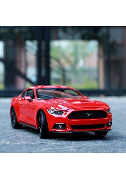 Welly 1:24 2015 Ford Mustang Gt Alaşımlı Araba Modeli Diecasts oyuncak Araçlar Toplamak Hediyeler Uzaktan Kumanda Tipi Taşıma Oyuncak | Diecasts oyuncak Araçlar (Yurt Dışından)