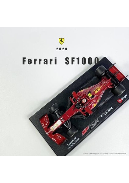 1:43 Ferrari SF1000 2020 # 16 # 5 Charles Leclerc Ciltli Alaşım Lüks Araç Döküm Araba Modeli Oyuncak Koleksiyonu Hediye | Diecasts oyuncak Araçlar (Yurt Dışından)