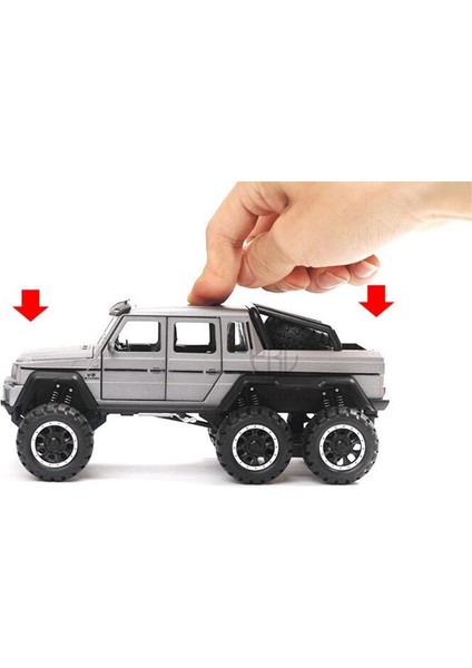 1/32 Alaşım Diecast G63 Araba Model Oyuncaklar 6WD 6x6 Modifiye Araç Modeli Işık ve Ses Kapalı Yol Araç Çocuk Hediye Boy Oyuncak | Diecasts oyuncak Araçlar (Yurt Dışından) fırsatları