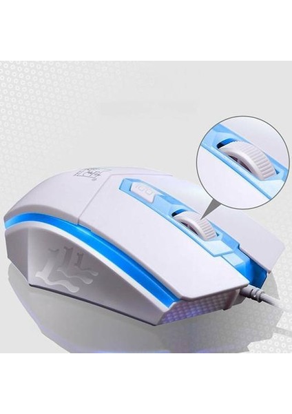 (Beyaz) Oyun Klavye Fare Seti Gökkuşağı LED Kablolu USB Pc Laptop Ps4 Xbox Için (Yurt Dışından) fiyatları