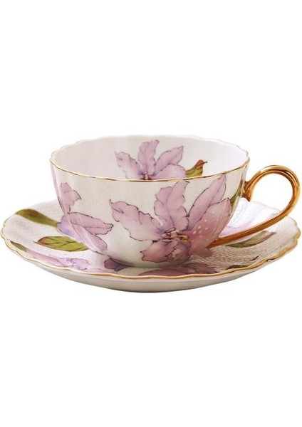 Avrupa Kemik Çini Kahve Fincanı Set Ingiliz Öğleden Sonra Çay Lily Çay Fincanı Yüksek Sınıf Phnom Penh Kahve Fincanı Daire Pot Düğün Hediyesi | Duvar Takımları Setleri (Yurt Dışından)