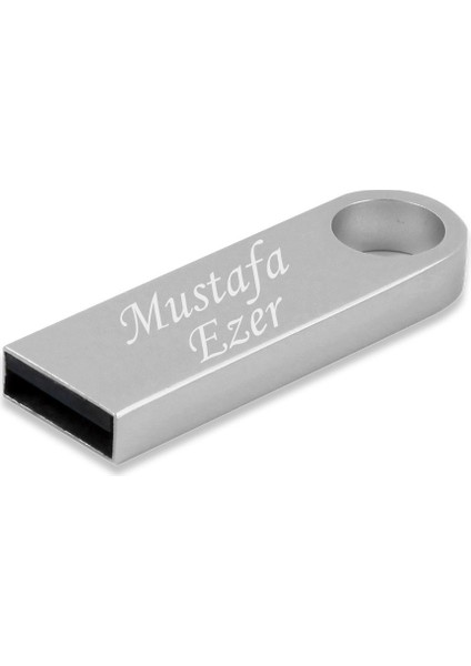 Kişiye Özel Anahtarlık Zincirli Hediyelik Kutulu USB Flash Bellek 32 GB