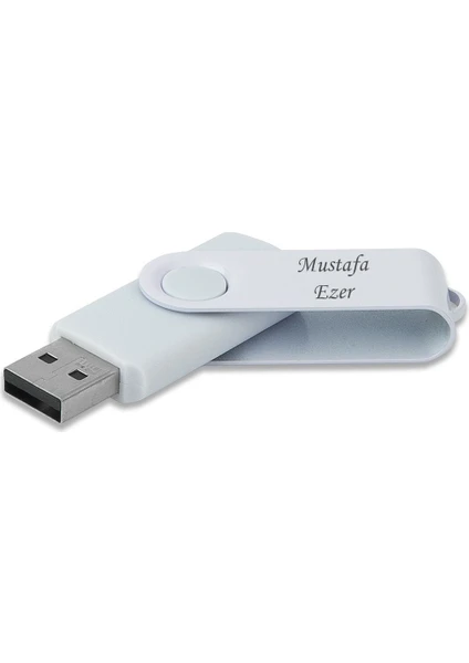 Sedef Silver Kişiye Özel Hediyelik Plastik Kutulu USB Flash Bellek 32 GB