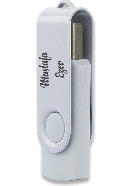 Sedef Silver Kişiye Özel Hediyelik Plastik Kutulu USB Flash Bellek 32 GB