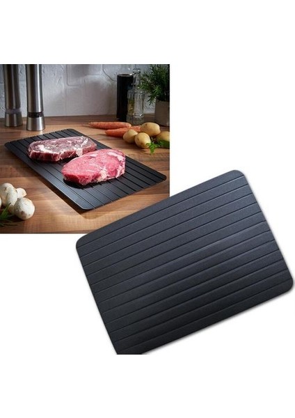 35.5 * 20.5 cm Hızlı Buz Çözme Tepsi Çözme Dondurulmuş Gıda Et Meyve Hızlı Buz Çözme Levha Defrost Mutfak Gadget Aracı Defrost Tepsi | Doğrama Blokları (Yurt Dışından) fiyatları
